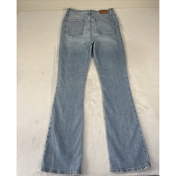 J.Crew Skinny Flare Jeans High-Rise Re-imagined Denim Blue Y2K Women's Sz 29 T - Picture 2 of 11